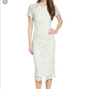Shoshanna Mint Green Lace Dress (worn once)